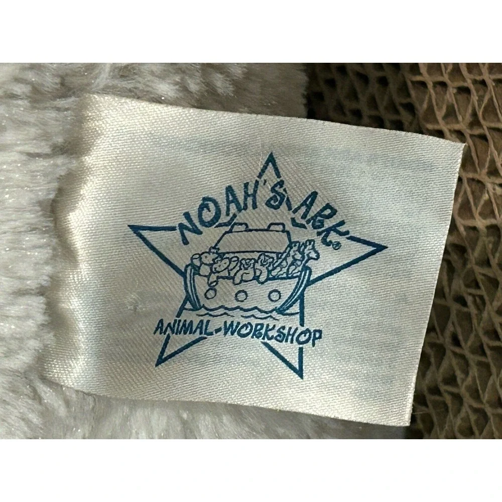 Noahs Ark‎ Animal Workshop Plush White Ghost Stuffed Animal Plush Tag
